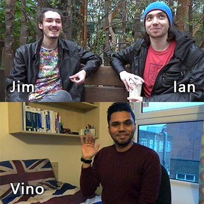 On my last day, I had a double interview with Ian and Jim first, then I visited Vino!