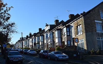 This is a nice street in my neighbourhood. The sun was shining bright today!