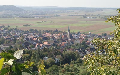 A great view on my village named "Entringen", taken by my mother.