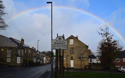 Somehow, I understood it as a sign that there appeared a rainbow on my last day in Sheffield! I'm now back in Germany.