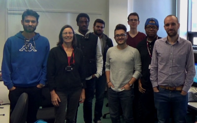 A group picture with all my fellow students from around the world and our course leader, Pascale.